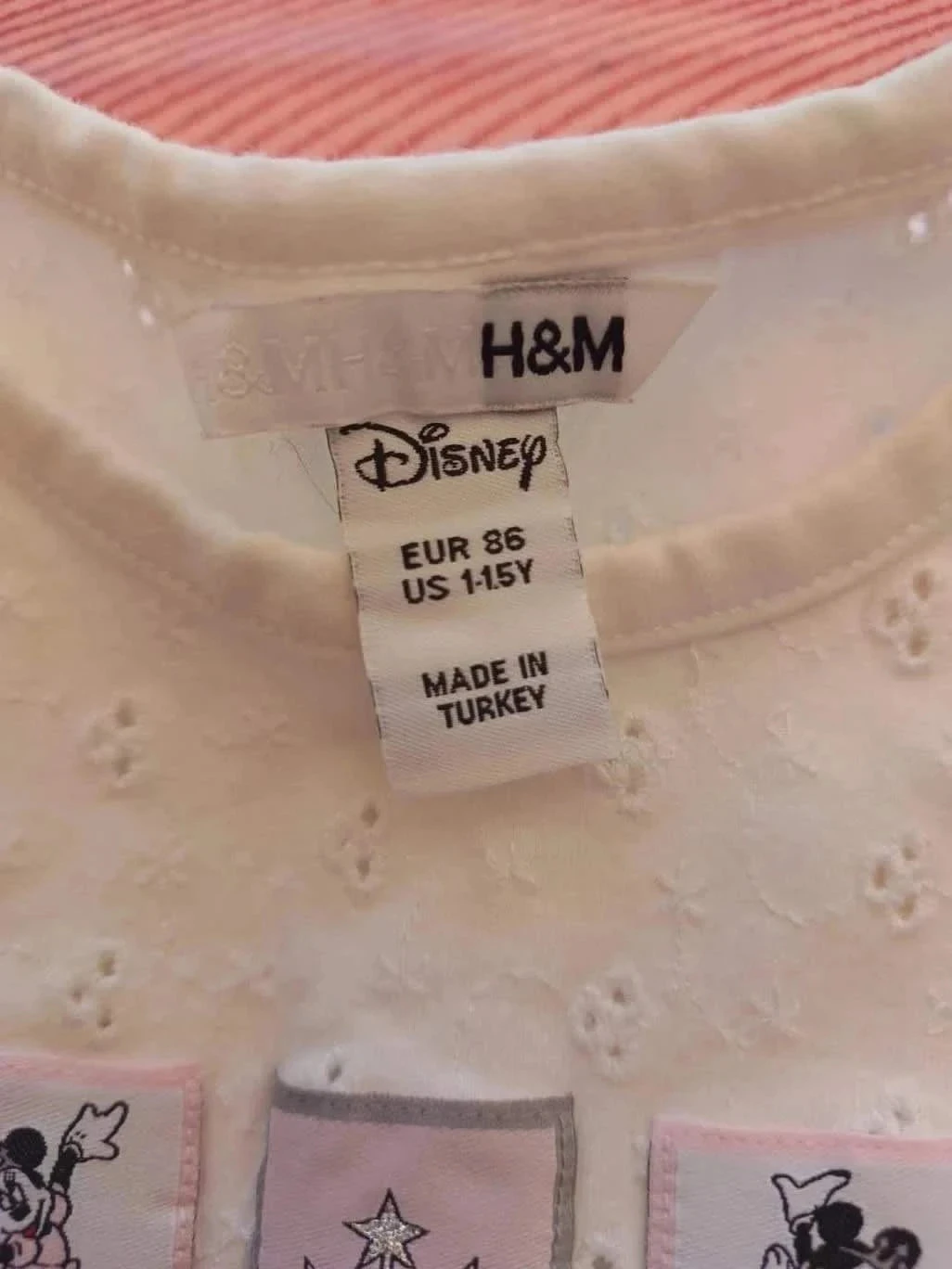 T-shirt H&M Minnie Disney 12-18 meses – photo 2